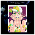 Cappy Shizu - Original Charakter, Kunstdruck
