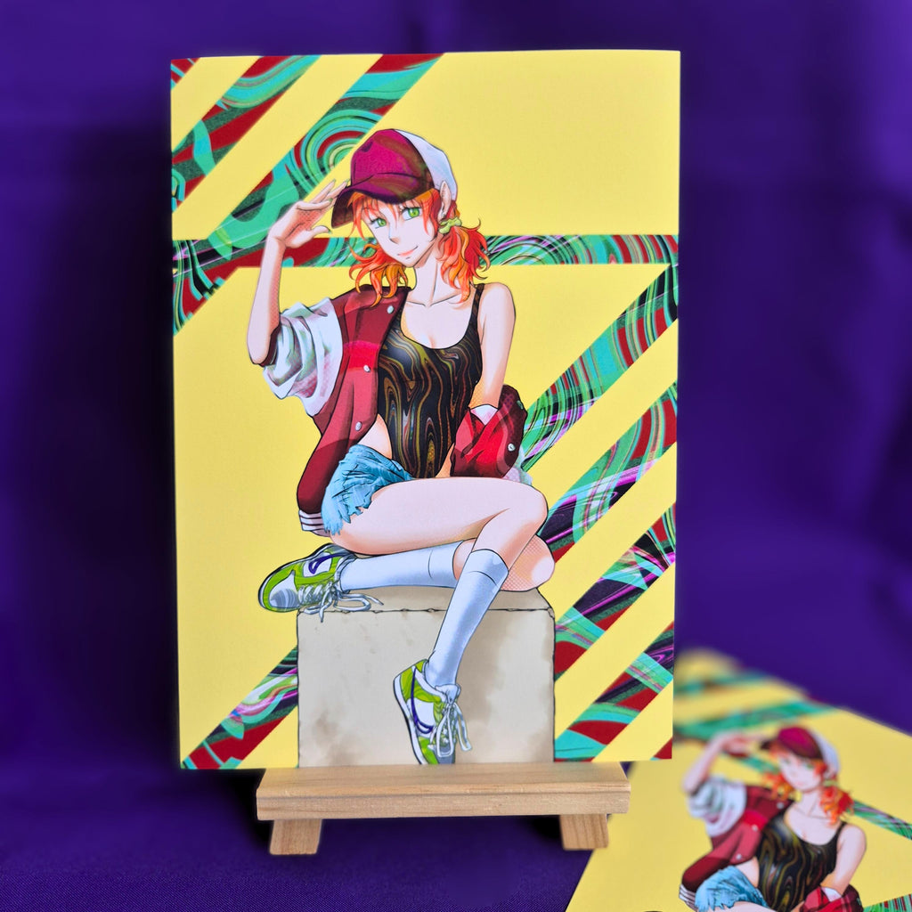 Neon Mami - Original Charakter, Kunstdruck