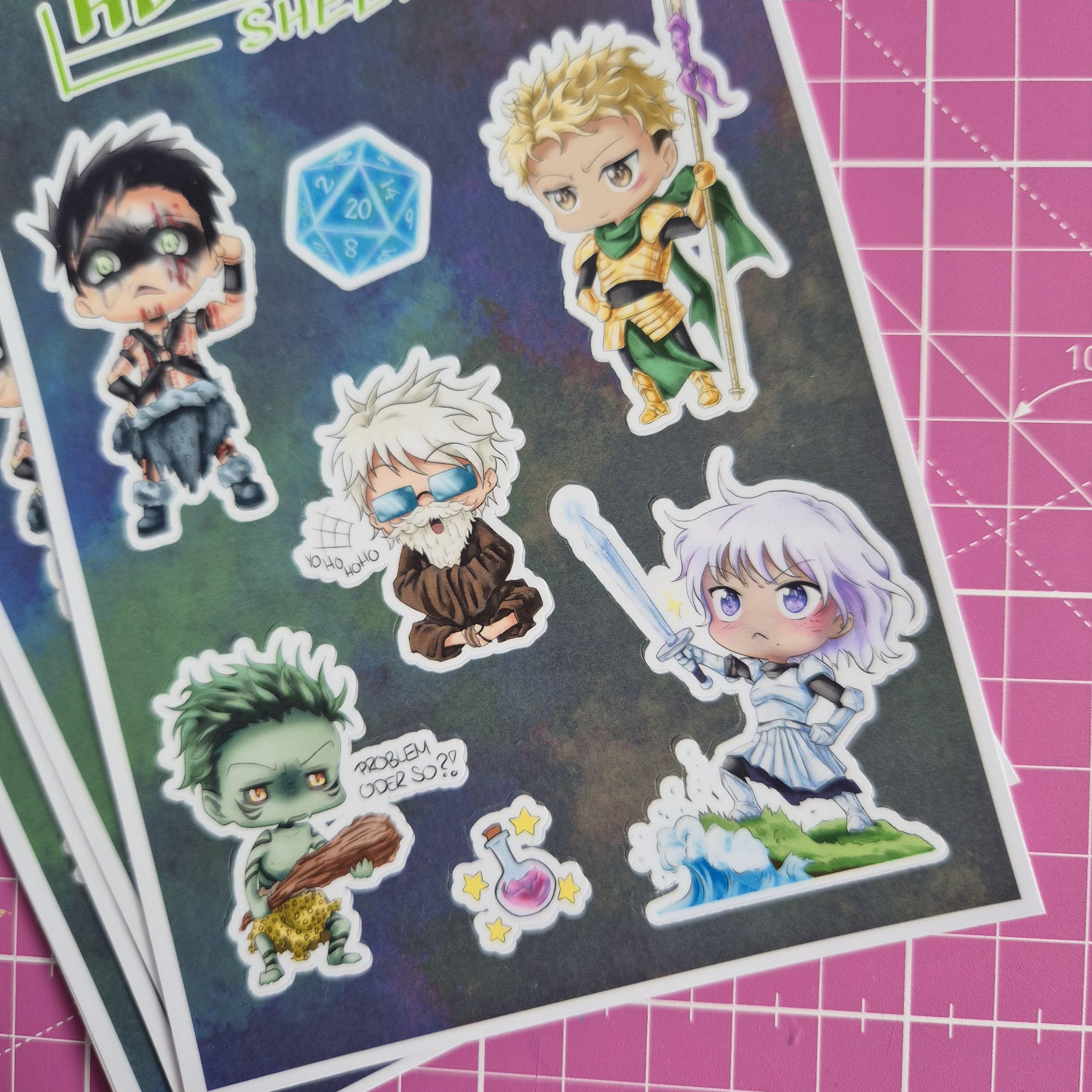 Sticker Sheet "Adventure" - Abverkauf (ca. 10x14,5cm)