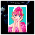 Cappy Yui - Original Charakter, Kunstdruck