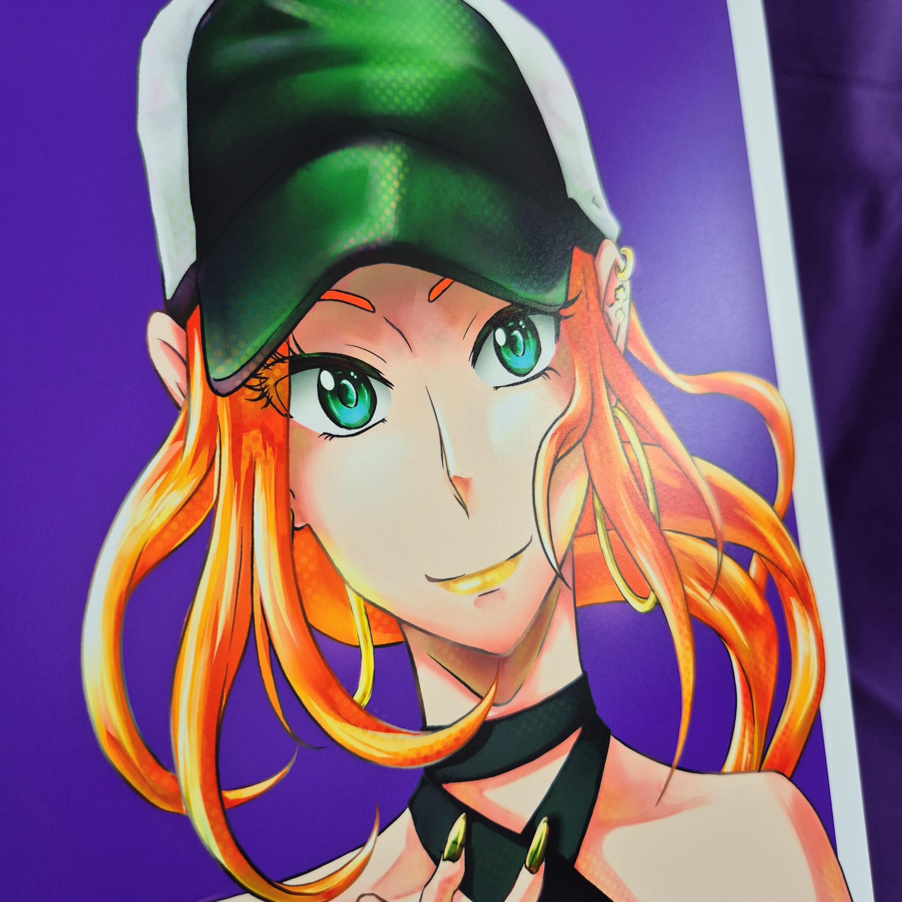 Cappy Rika - Original Charakter, Kunstdruck