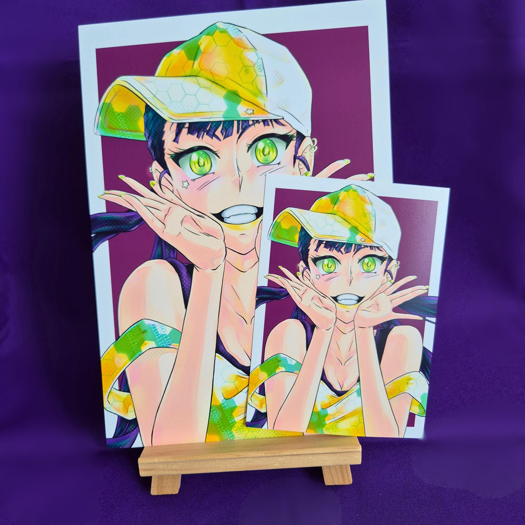 Cappy Shizu - Original Charakter, Kunstdruck