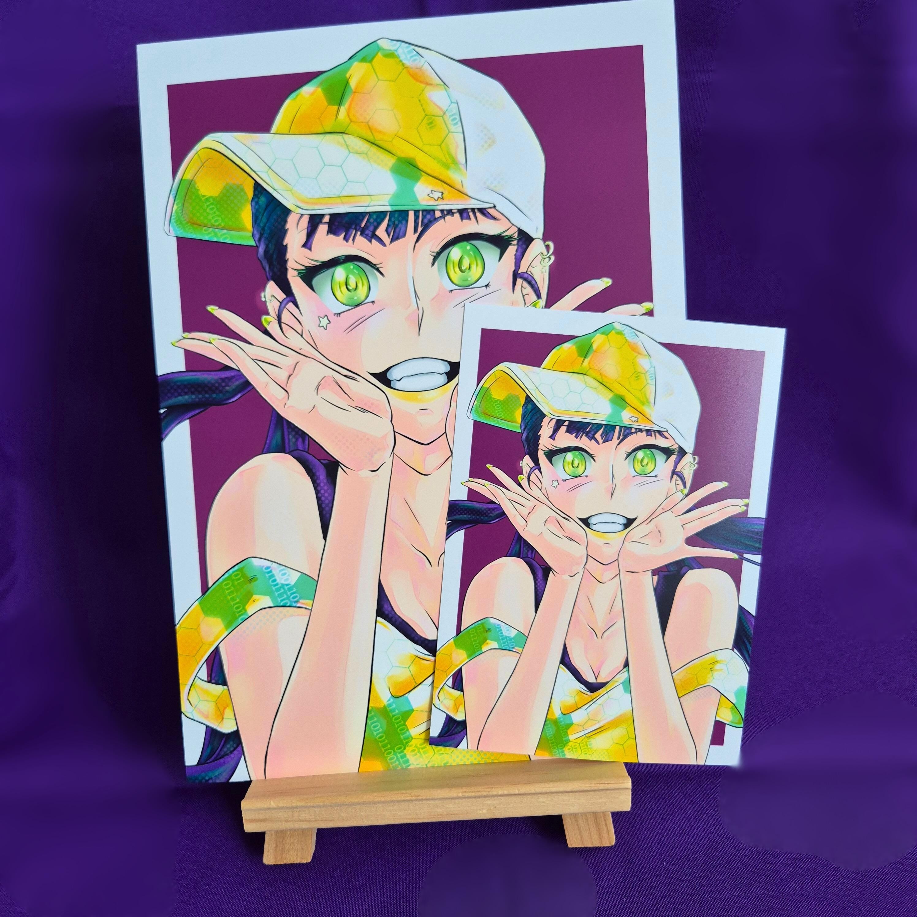 Cappy Shizu - Original Charakter, Kunstdruck
